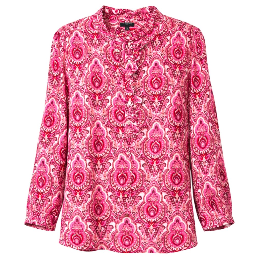 Talbots Old Money Cottagecore Paisley Blouse Womens Size 1X Romantic Indie Femme